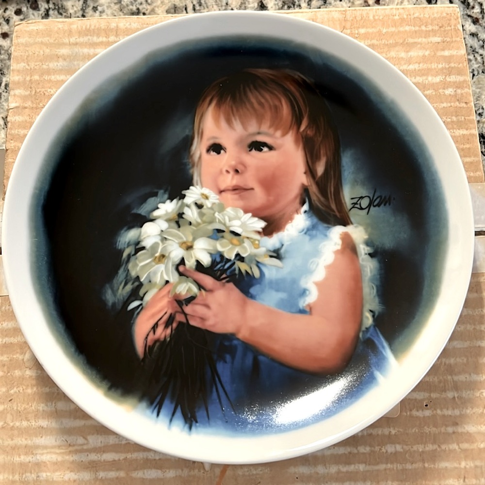 1981 Vintage Viletta China Collection Plate Zola’s For you Child’s Plate